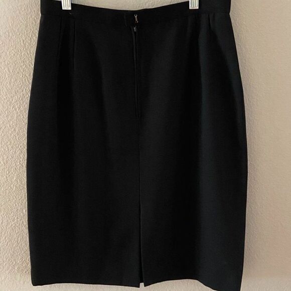 A.S.BARI The Perfect Black Pencil Skirt size 12 - Picture 1 of 10